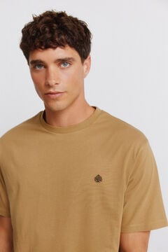 Springfield T-shirt b&aacute;sica com logo Springfield