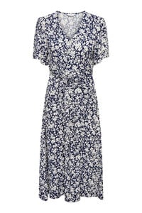 Only Vestido midi de manga curta