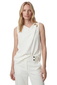Koton Blusa accesorio met&aacute;lico