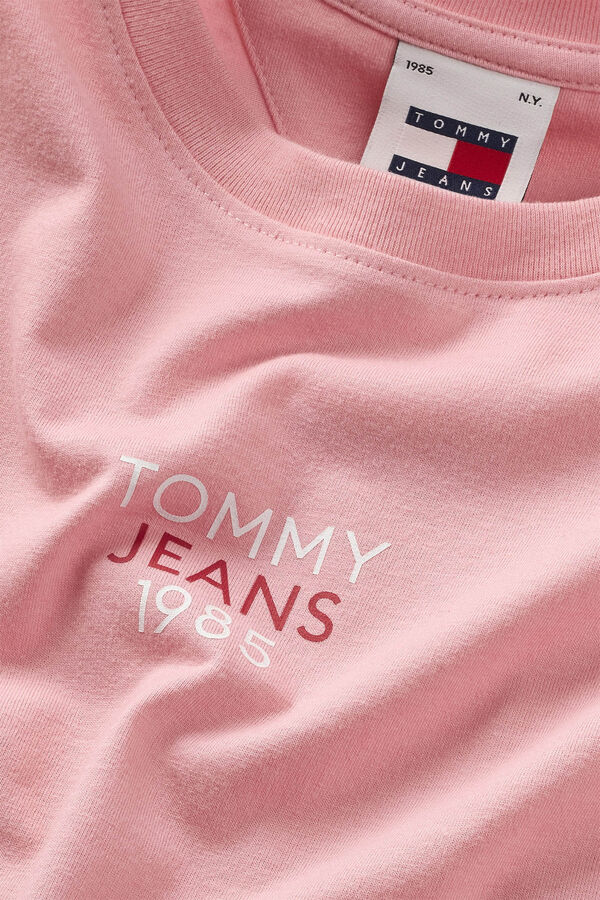 Springfield T-shirt de mulher Tommy Jeans rosa