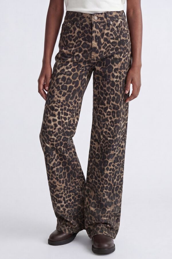 Jack & Jones Girl Wide leg trousers nude