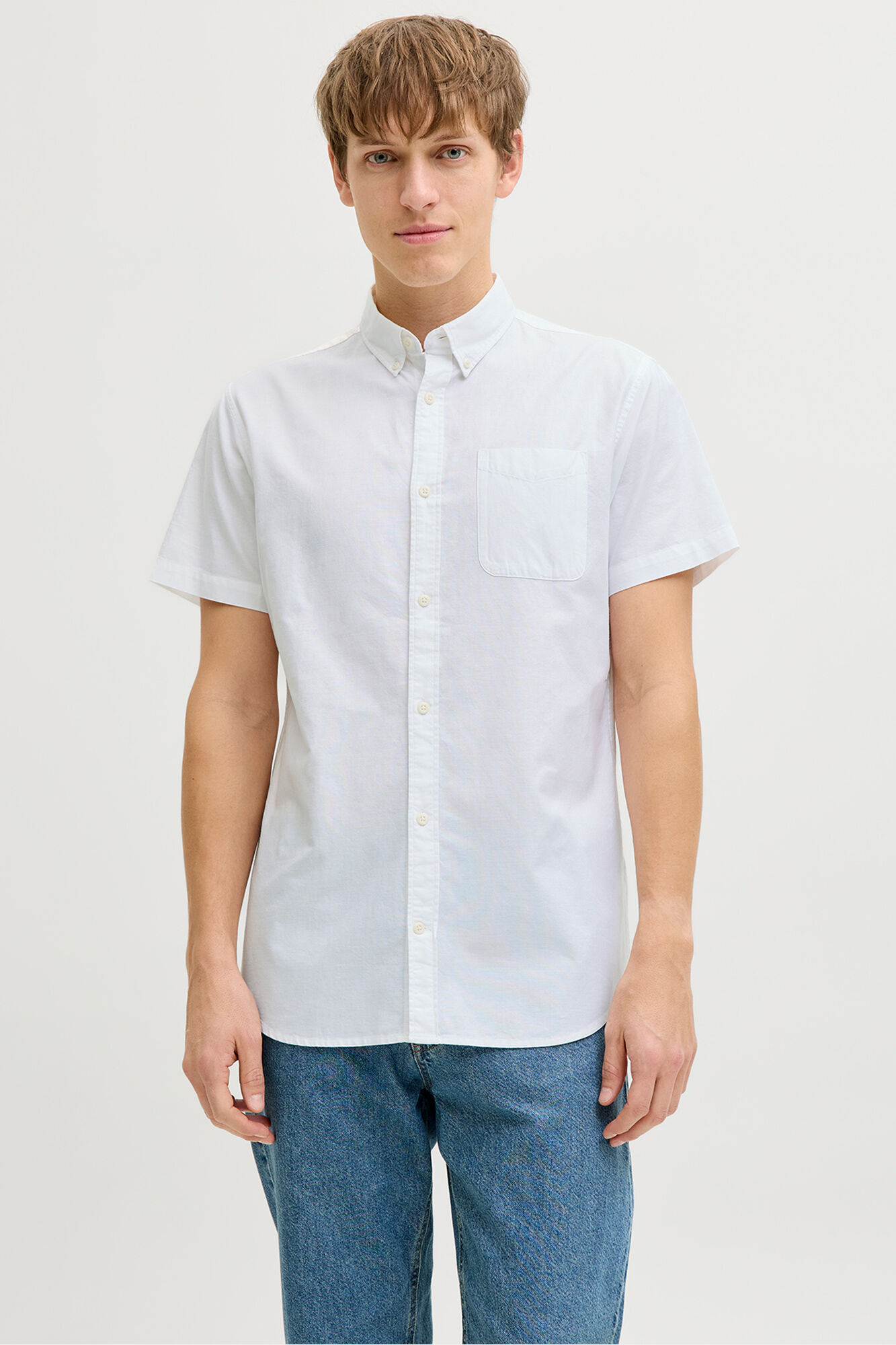 JJ REBEL Camisa oxford manga corta