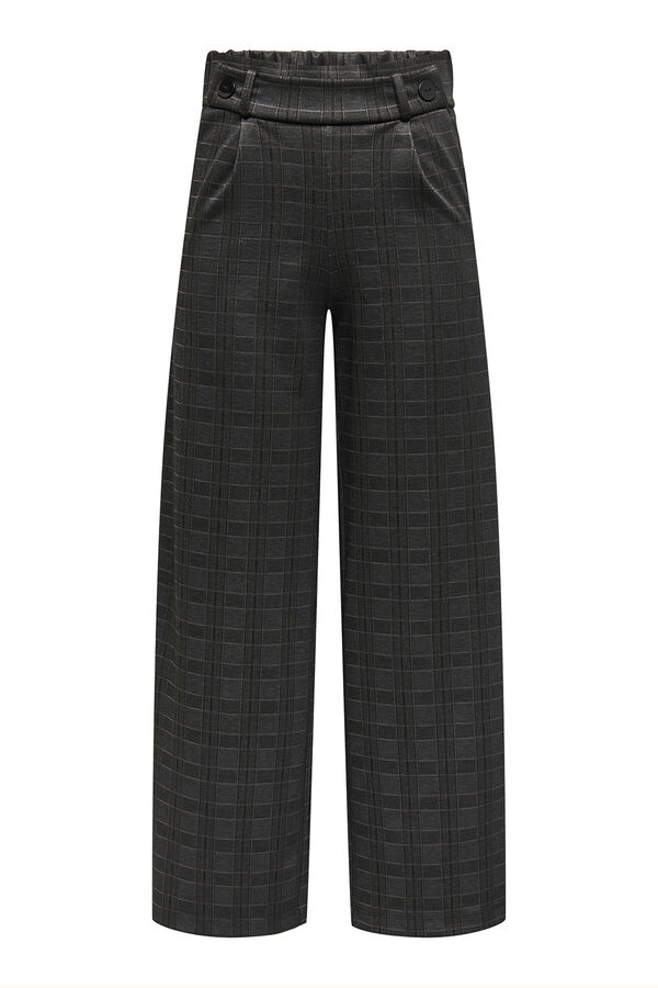 JDY Wide-leg long trouser grey