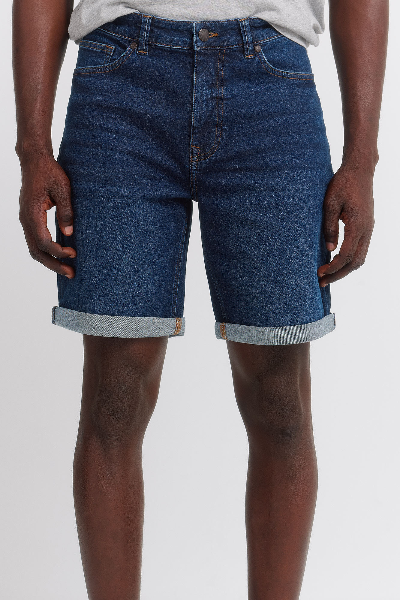 Springfield Denim lightweight slim fit Bermuda shorts