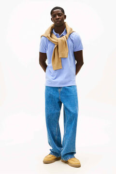 Tommy Jeans Camisa polo slim de manga curta