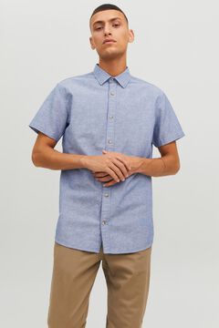 Springfield Slim fit shirt bluish