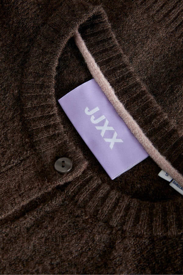 Jack & Jones Jersey-Knit cardigan with buttons nude