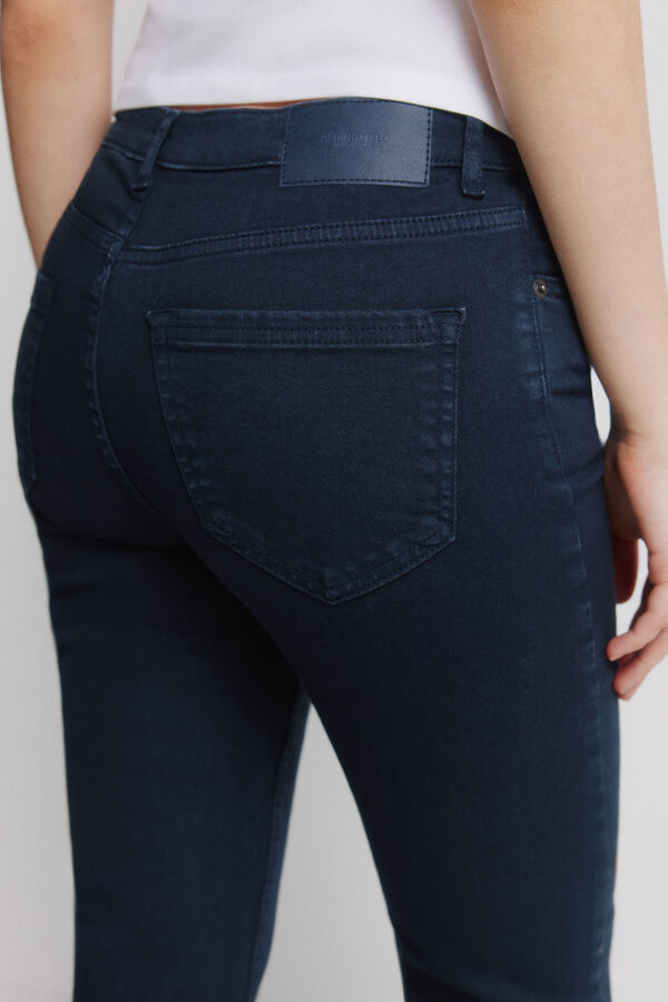 Springfield Kick flare jeans color blue