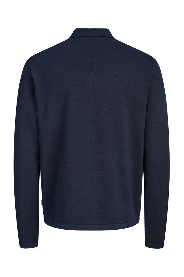 Jack & Jones Essential jersey-knit cardigan blue