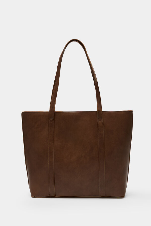 Springfield Studded shopper bag nude