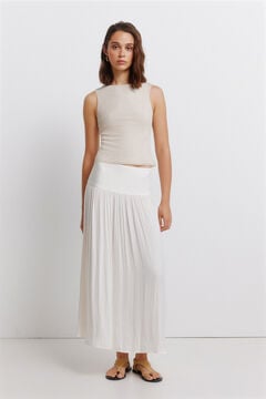 Springfield Pleated midi skirt
