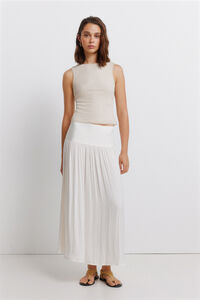Springfield Pleated midi skirt