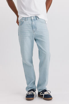 Springfield Light wash straight fit jeans