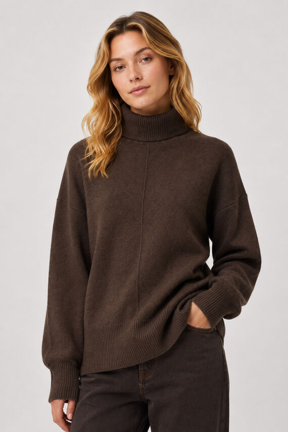 Jersey de cuello alto