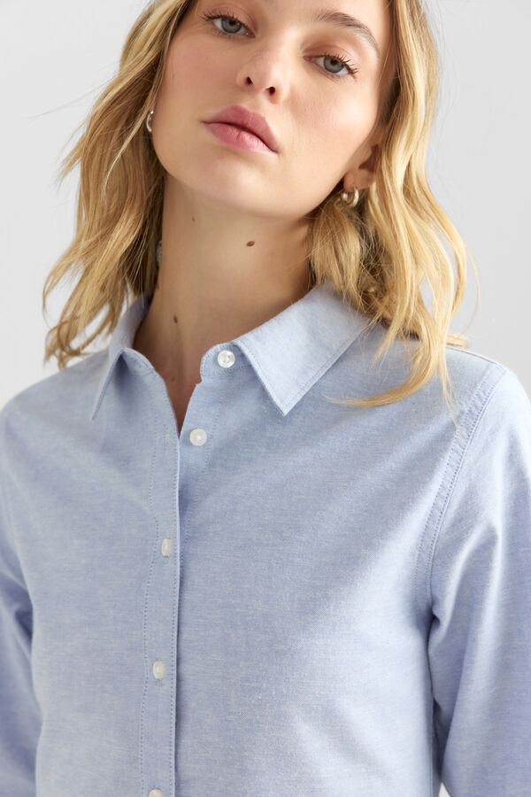 Springfield Oxford basic blouse blue