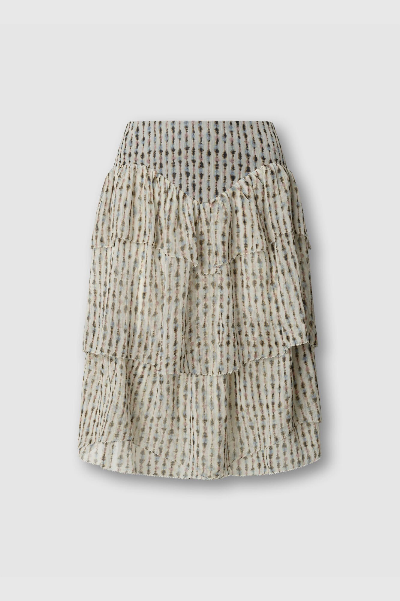 Pepe Jeans Falda midi volante asim&eacute;trico