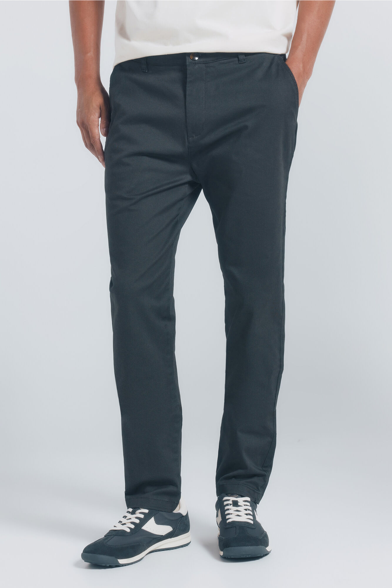 Springfield Slim fit micro-printed chinos pants