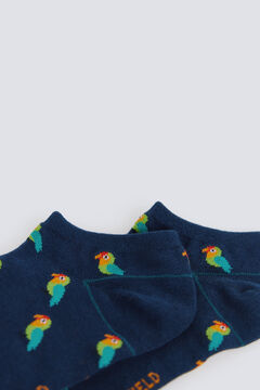 Springfield Parrot print ankle sock