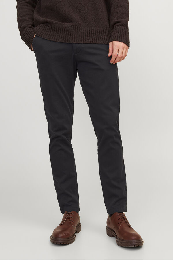 Jack & Jones Slim fit chinos black