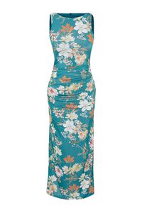 Trendyol Vestido midi entallado fruncido