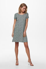Only Short sleeve short dress Zelena