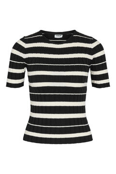 Springfield Short-sleeved jersey-knit top black