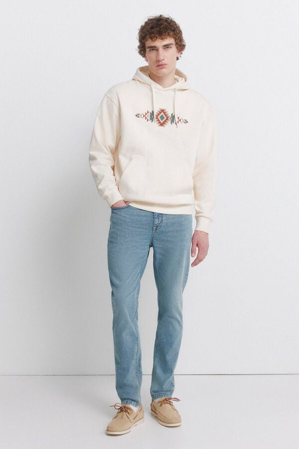 Springfield Ethnic sweatshirt white