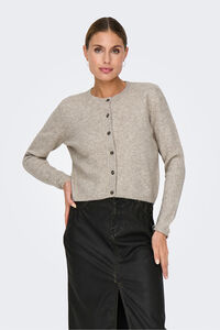 JDY Casaco de malha com fecho de bot&atilde;o