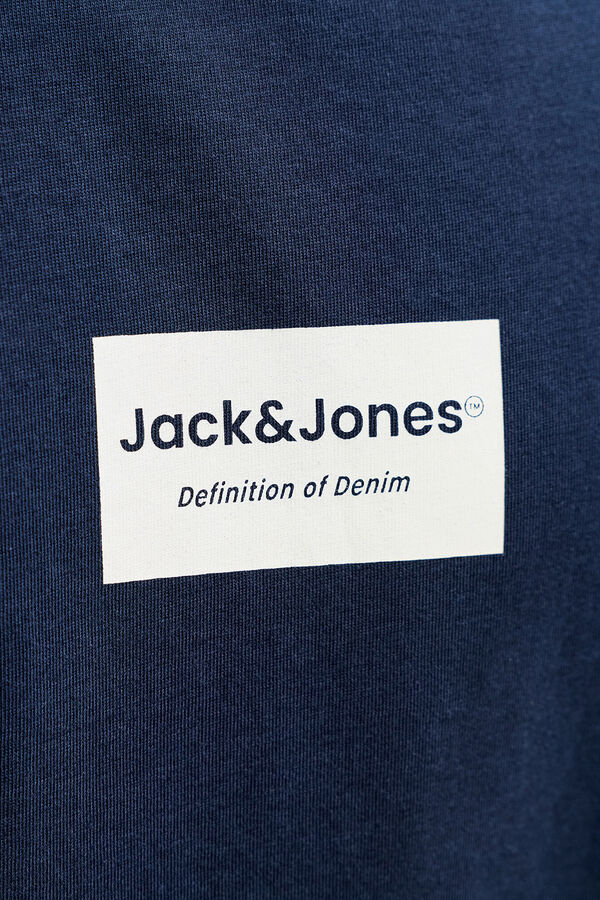 Jack & Jones Cotton short sleeve T-shirt blue