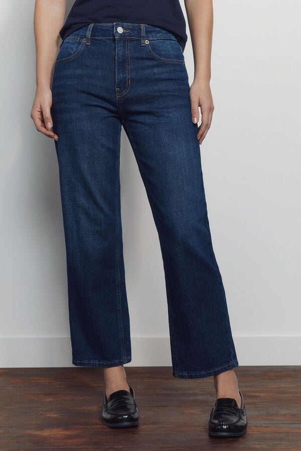 Springfield Mid-rise jeans blue