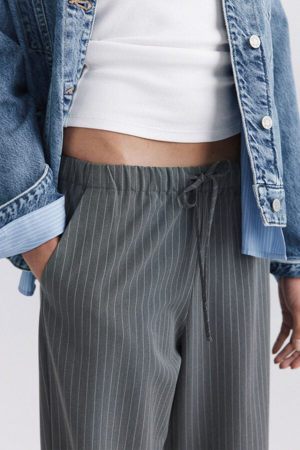 Springfield Pantal&oacute;n tailored jogger gris
