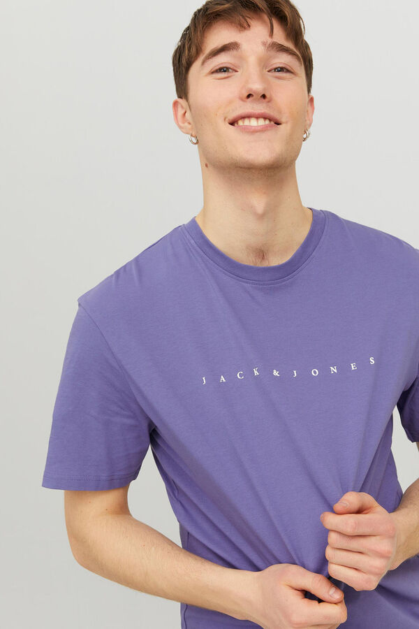 Springfield Standard fit T-shirt purple
