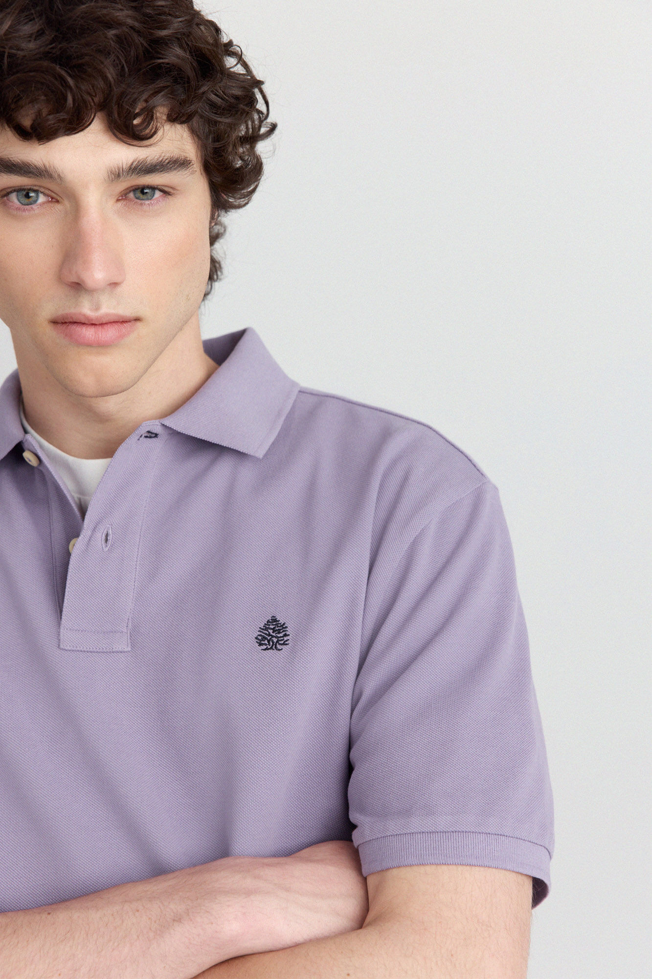 Springfield Piqu&eacute; basic regular fit polo shirt