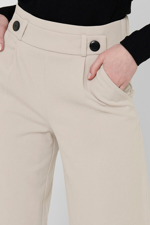 Springfield Pantalón largo de corte ancho gris medio