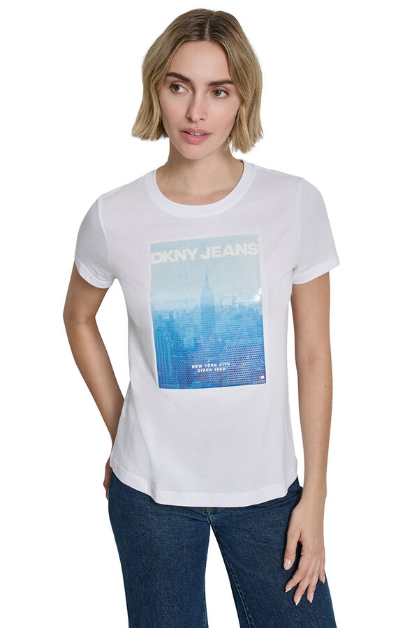 DKNY Graphic T-shirt blue