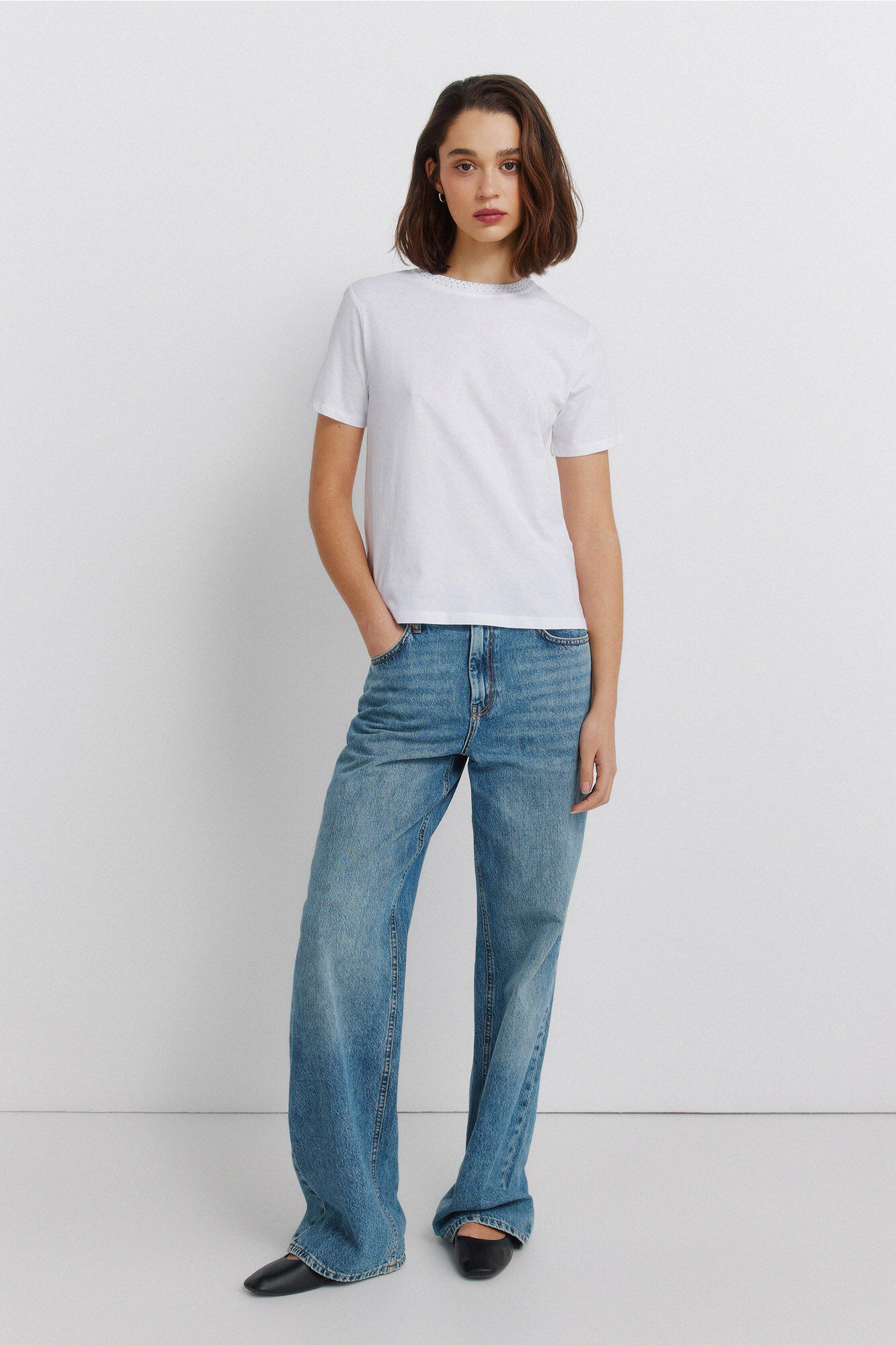 Springfield Studded short sleeve T-shirt