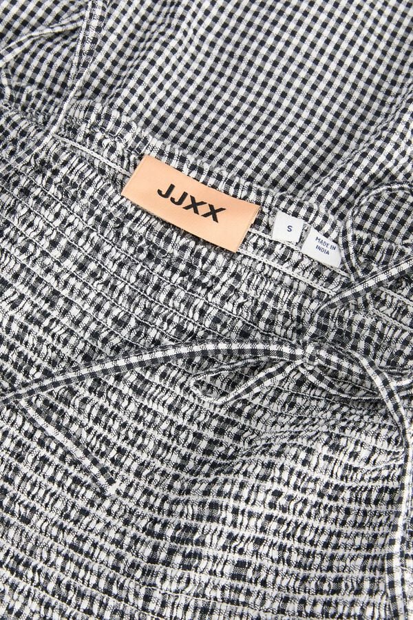 Jack & Jones Vestido largo seersucker negro