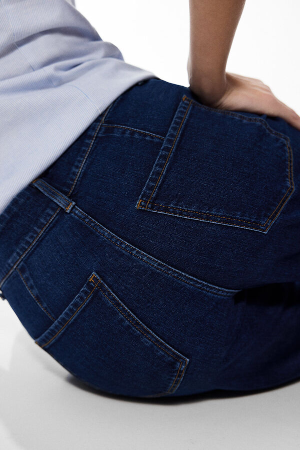 Springfield Jeans Culotte azul medio