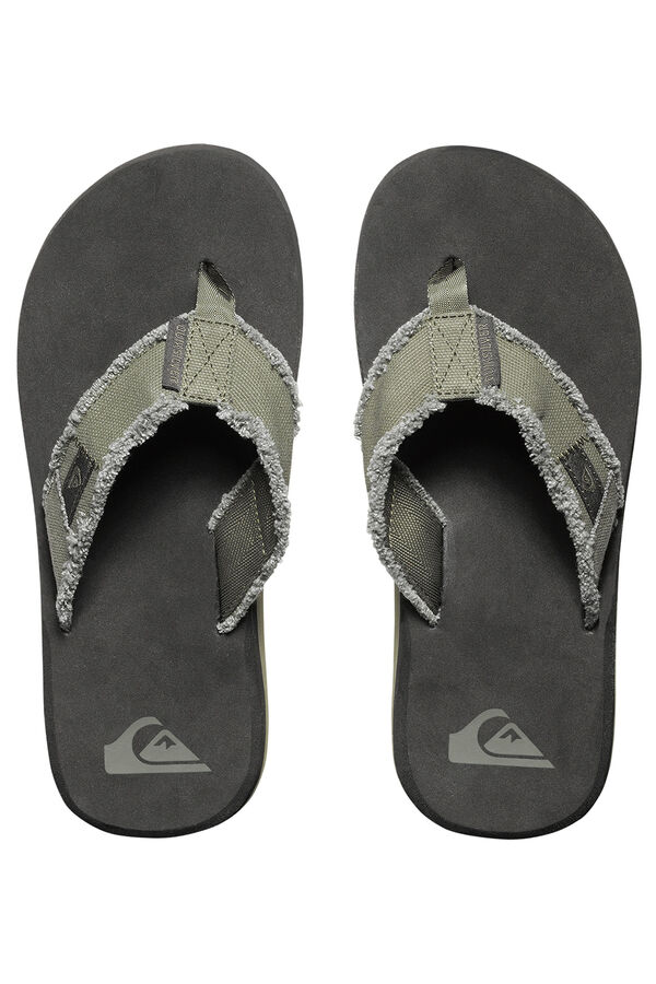 Quiksilver Leinenriemen-Sandalen Nude
