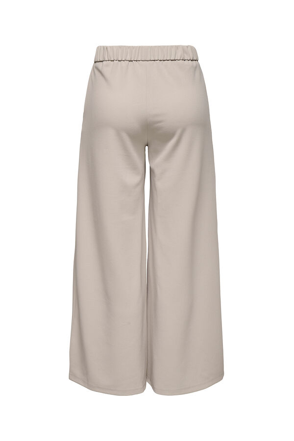 JDY Pantal&oacute;n ancho fluido gris