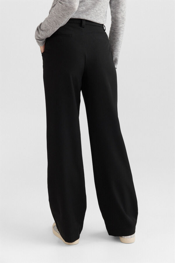 Springfield Tailored trousers with pockets black