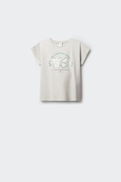 Springfield Kids Camiseta manga corta mariposa lentejuelas ni&ntilde;a