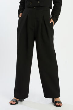 Springfield Pinstripe trousers black