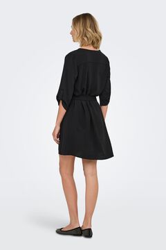 JDY Kurzes Kleid mit 3/4-&Auml;rmeln