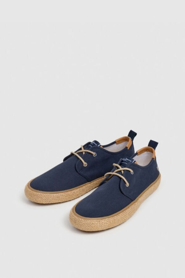 Pepe Jeans Zapatos cl&aacute;sicos de algod&oacute;n azul