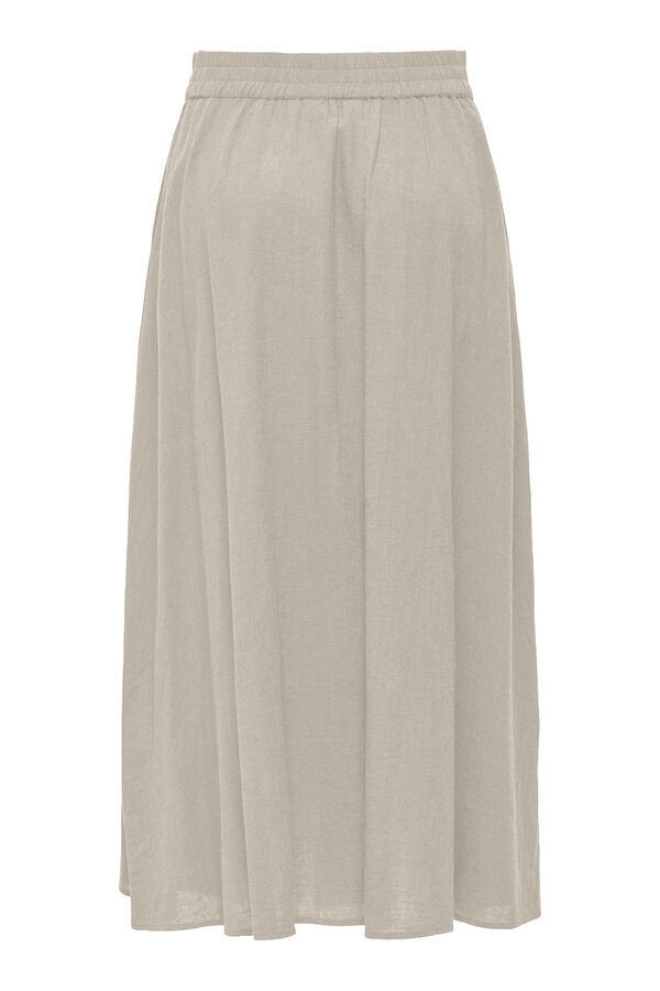 Only Falda larga beige