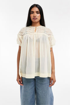 Topshop Blusa semitransparente