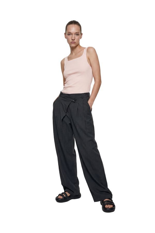 Koton Fitted basic top rose