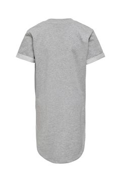 Only Girls Vestido tipo camiseta de manga corta