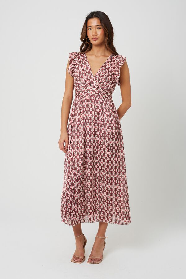 Brave Soul Vestido comprido estampado estampado